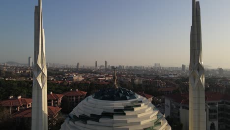 marmara ilahiyat mosque drone video uskudar istanbul turkey