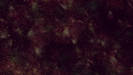 primer plano de superficies de textura vibrante con protuberancias y crestas rojas y verdes