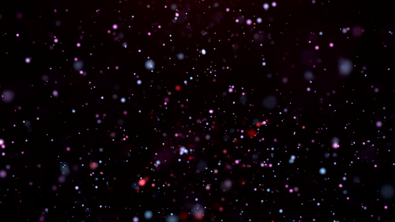 Abstract Particles Background. Loop