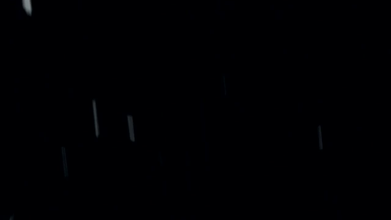 Heavy wet snow falling plate (4K)