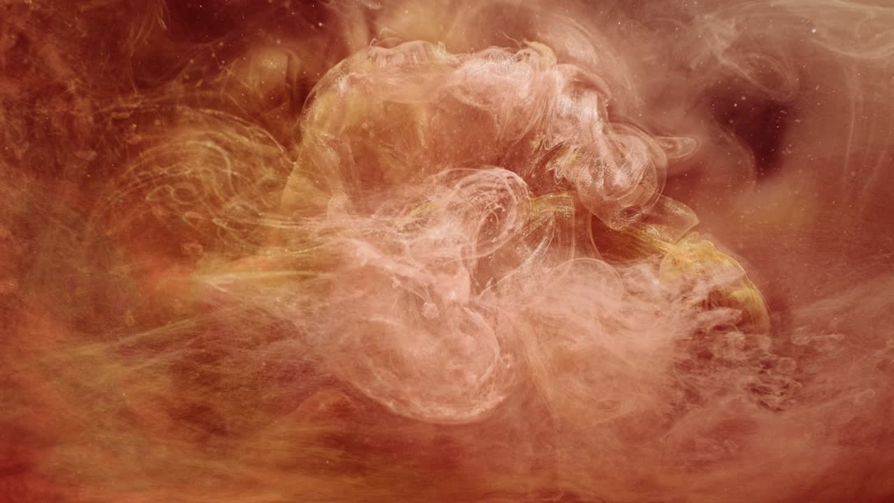 다채로운 연기 구름 복아 분홍색 안개 모션 효과