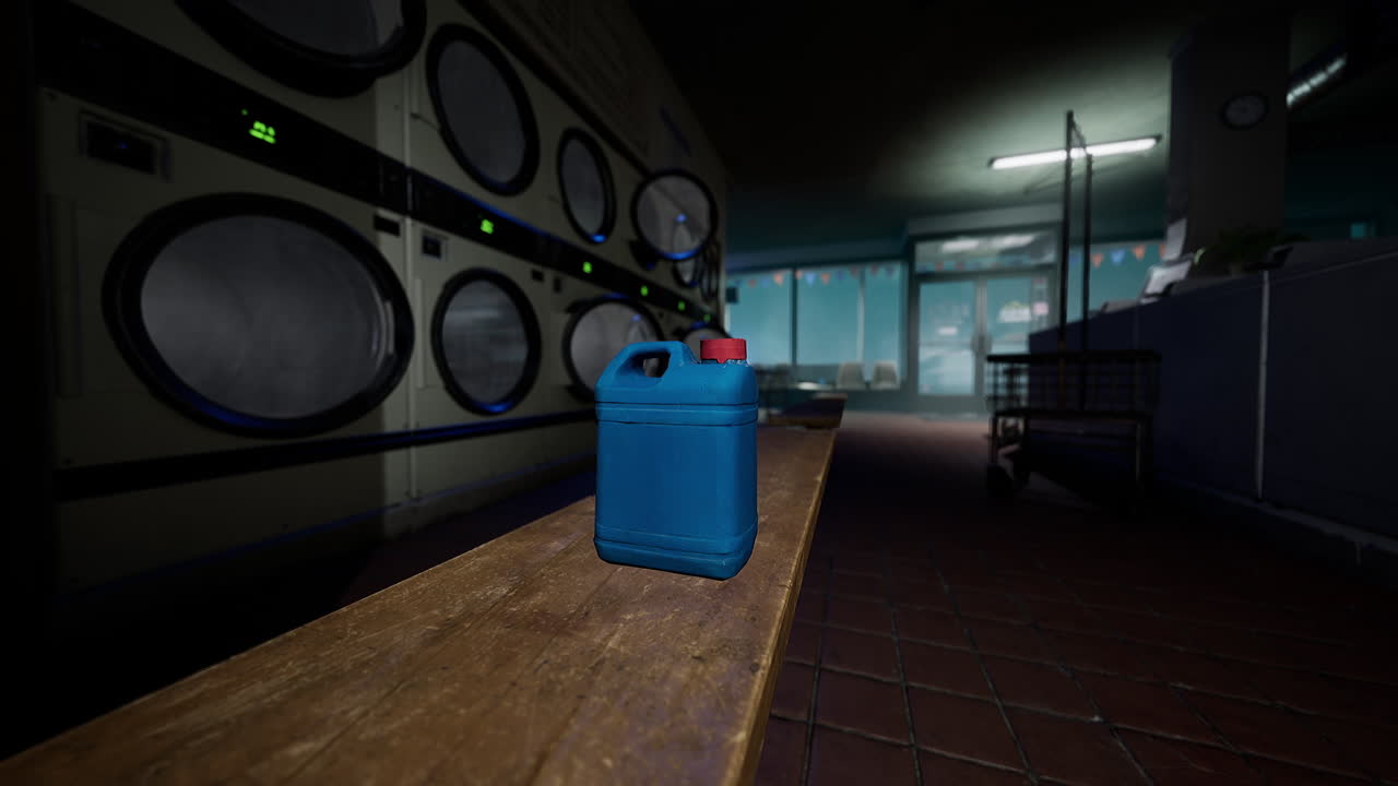 una maleta azul sentada en la parte superior de una mesa de madera