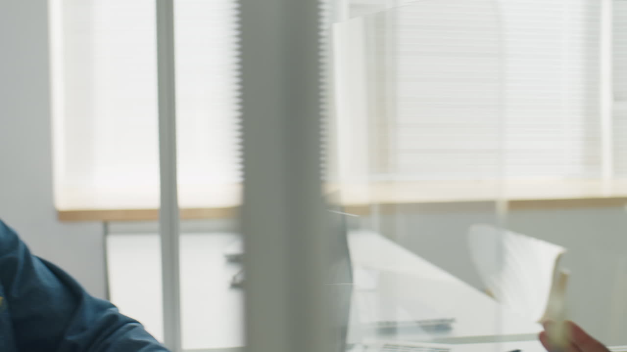 People in a Meeting Wearing Masks