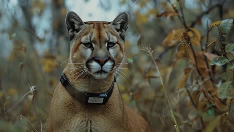 cougar in its natural habitat