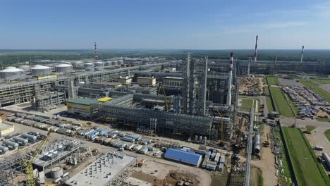 Aerial-view-of-oil-refinery-area-Russia