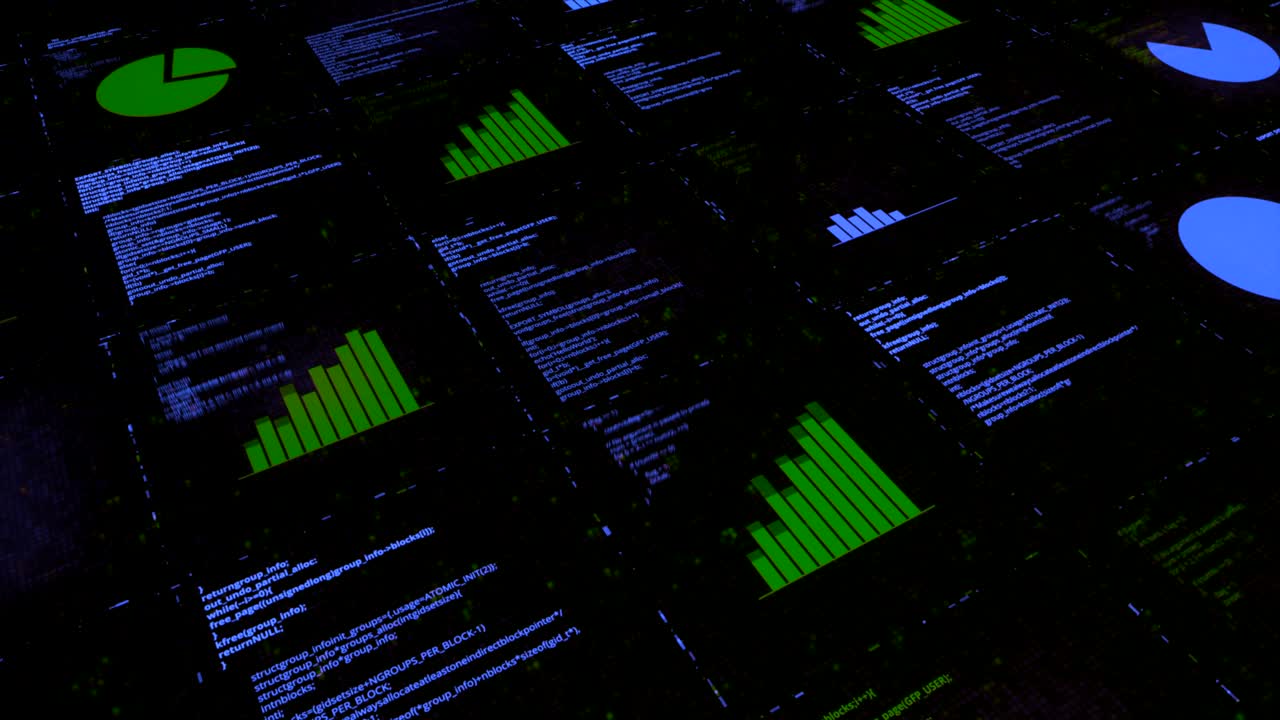 visualización de datos y interfaz de código