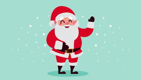 cartoon santa claus