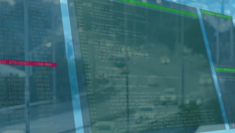 overlapping computer screens displaying code and terminal logs, highlighting hex data and js editor