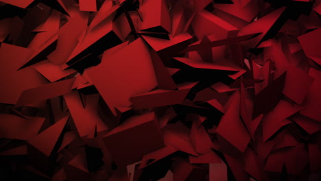 Motion-red-dark-geometric-shapes