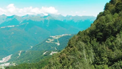 mountain valley landscape
