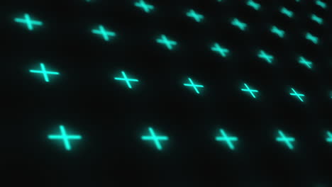 abstract neon cross pattern