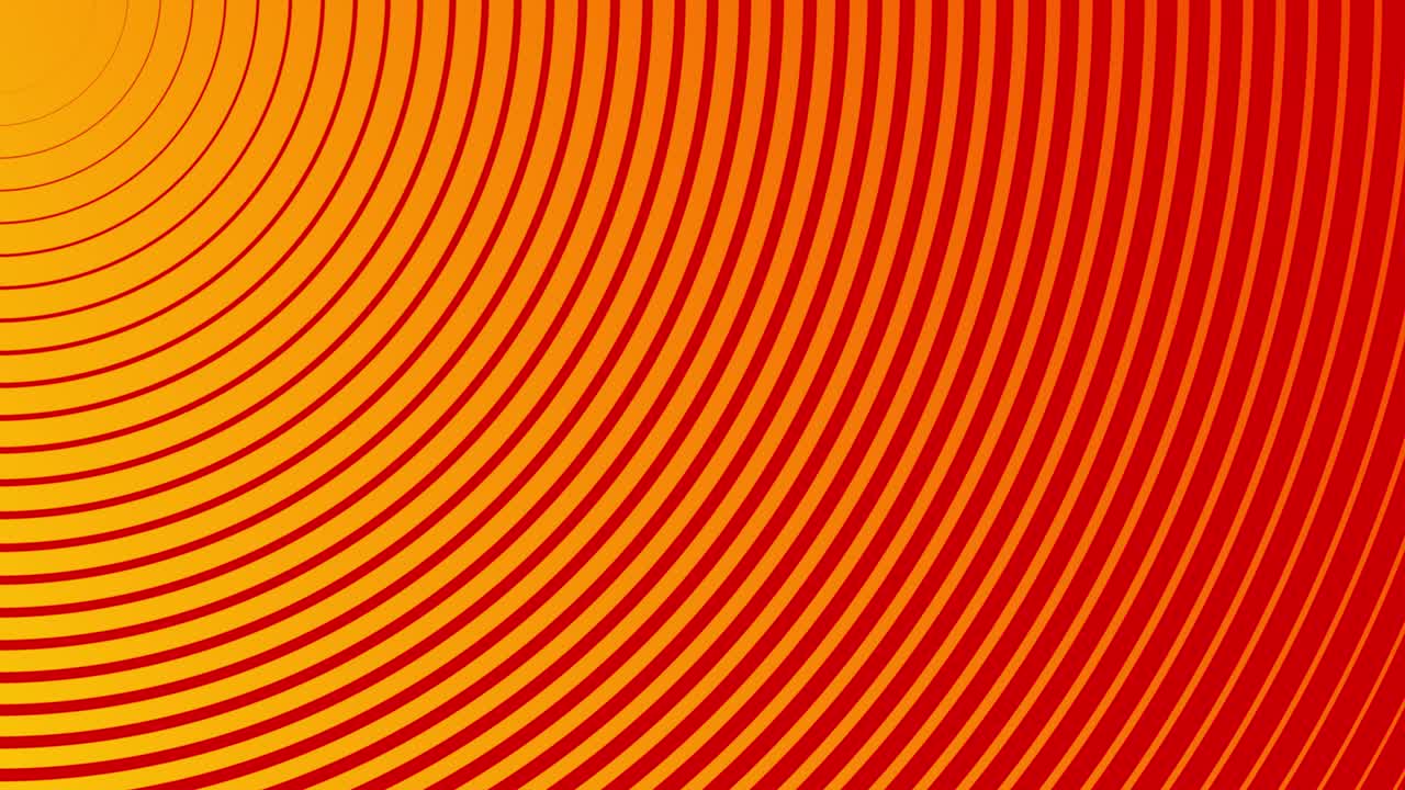 Animated corporate background made of yellow-orange circles.
