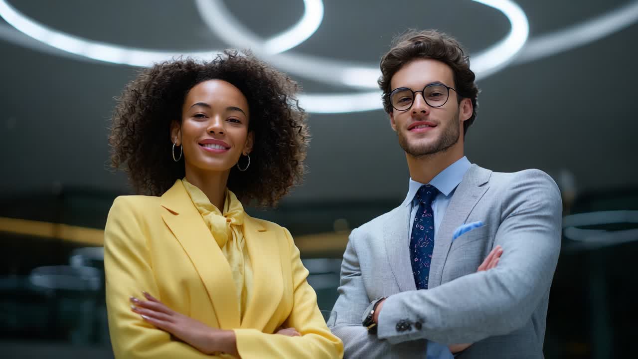 Confident Business Professionals