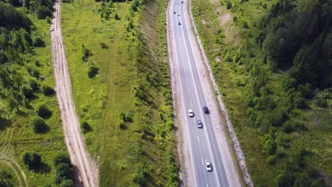 highway through countryside