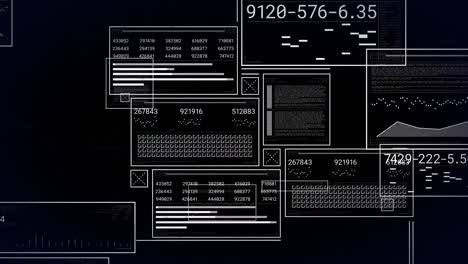 animation of shapes over data processing