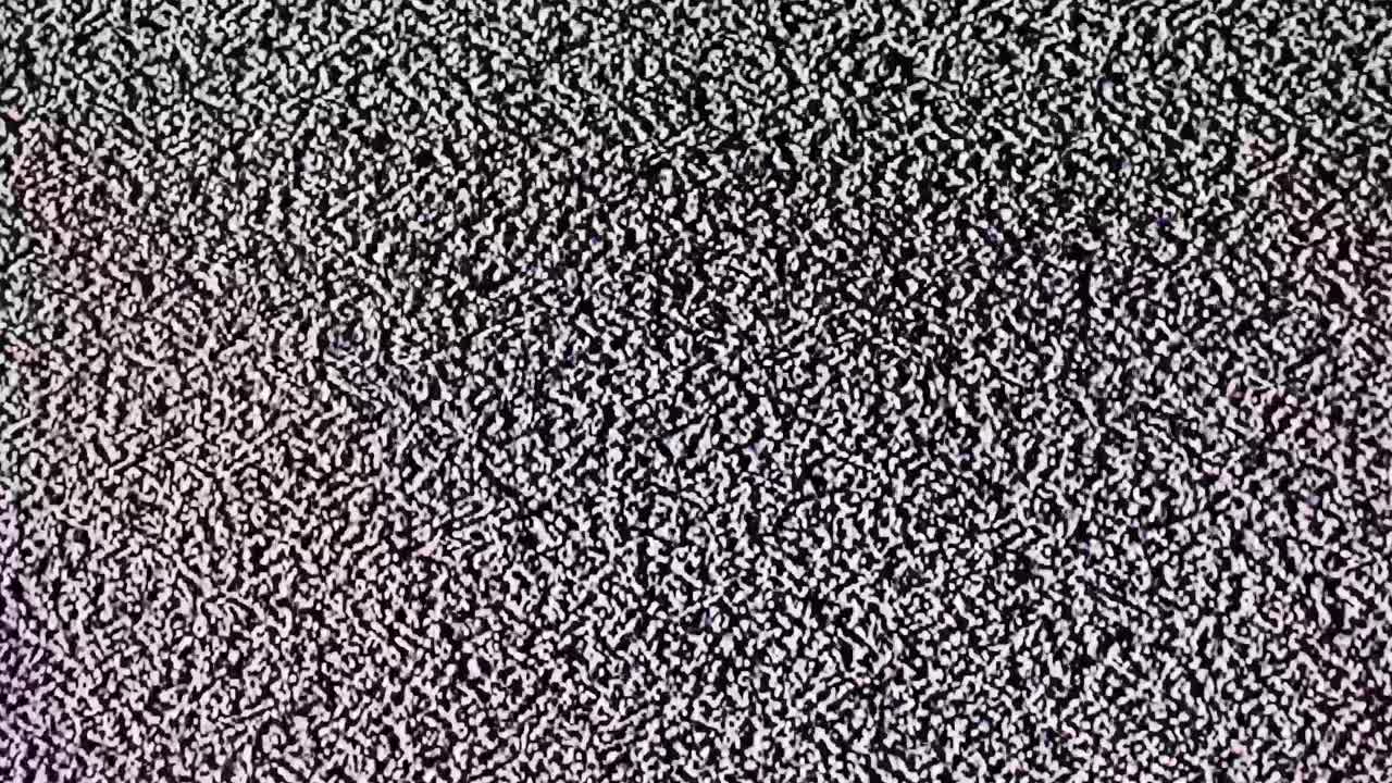 Static noise in black and white, snow noise