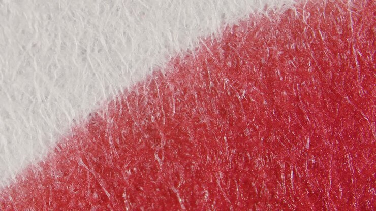 Thin layer chromatography with food colorants on paper under microscope