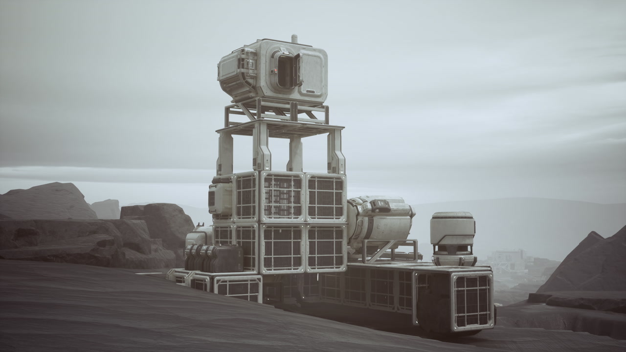 Secure coastal station highaltitude antenna tower overlooking sea