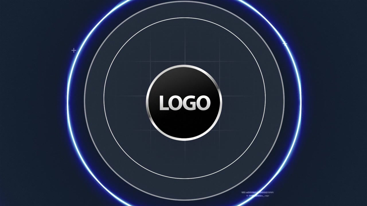 Moderne futuristisk logodesign
