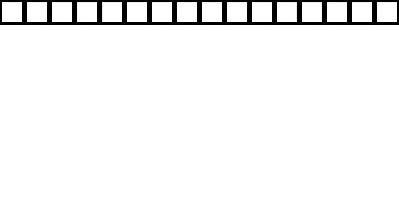 Abstract Animation of Expanding White Squares on Black Background