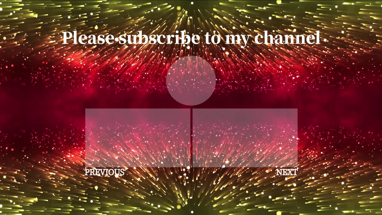 환상적인 라이트 엔드 카드 엔딩 스크린 모션 그래픽