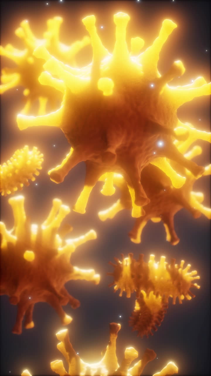 Mikroskopisk visning af coronavirus