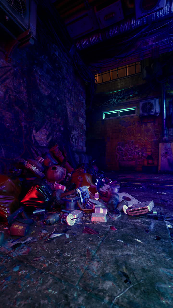 Il vicolo di Cyberpunk City