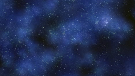 shimmering stars illuminate the night sky in space