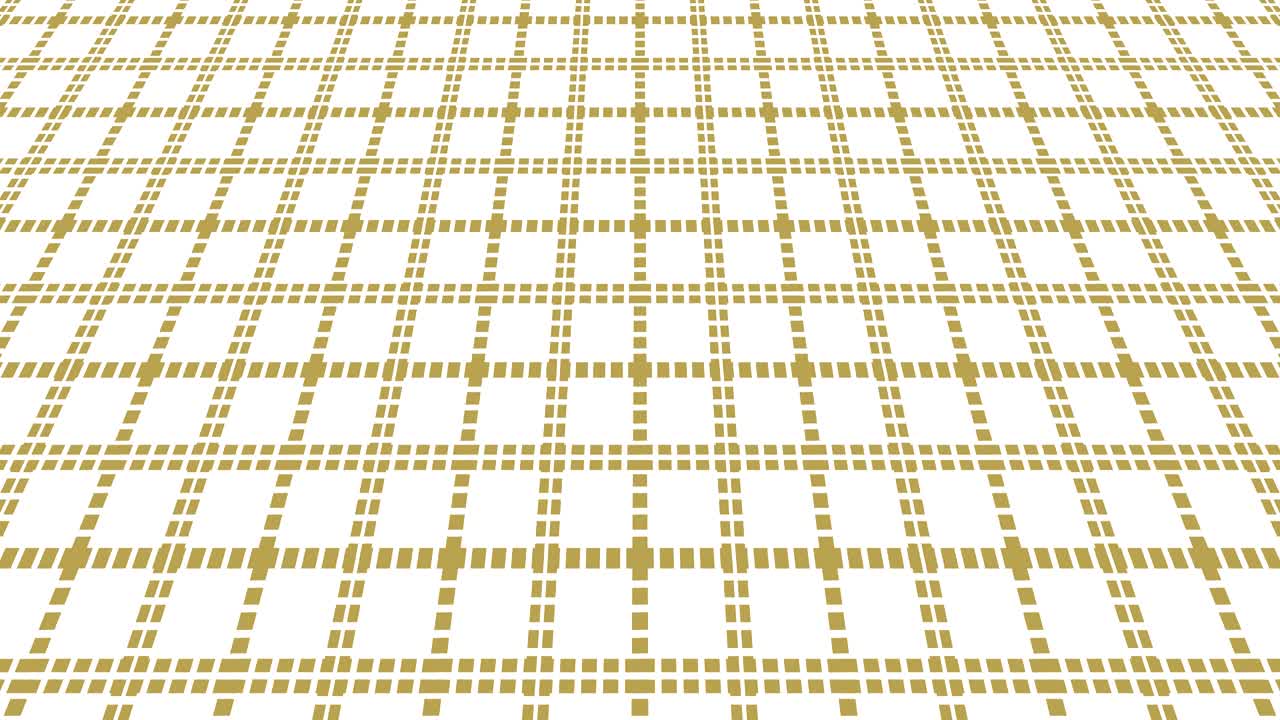 Graphic video pattern with geometric figures that tilts up and moves.