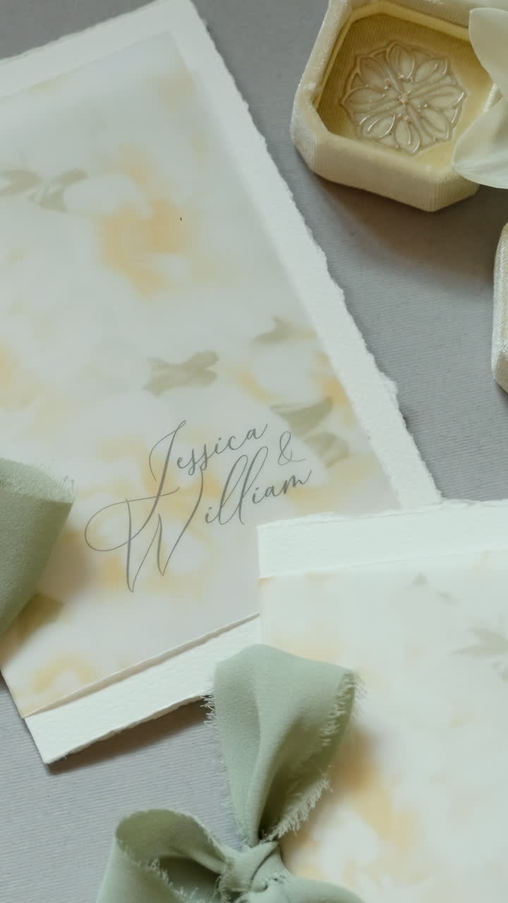 Elegant Wedding Invitation Details