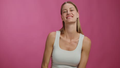 smiling woman portrait