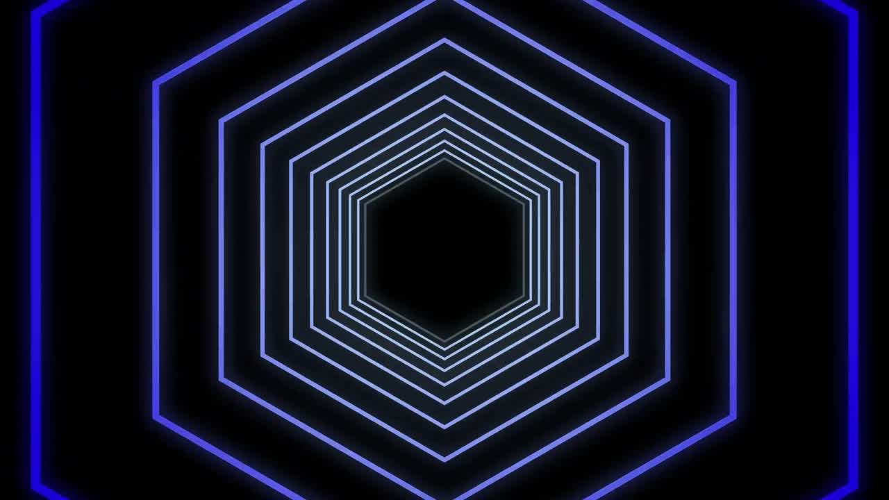 video generado digitalmente de líneas concéntricas