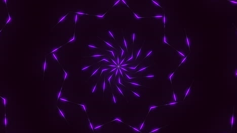 glowing purple circular design with intriguing lines