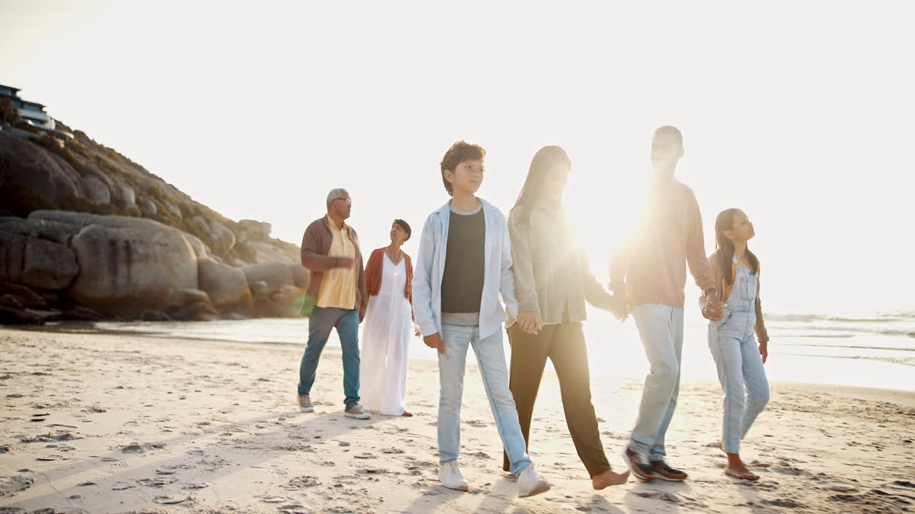 가족, 기, 그리고 미소로 바다