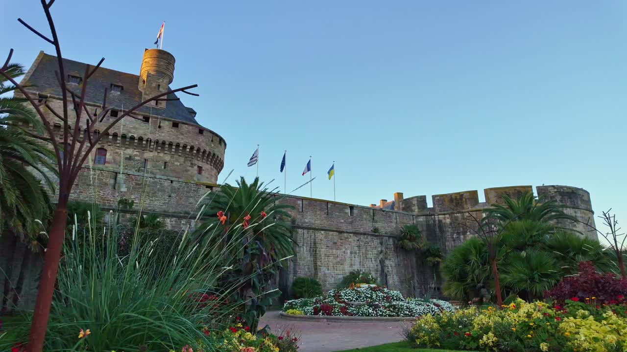 Picturesque Castle with a Garden