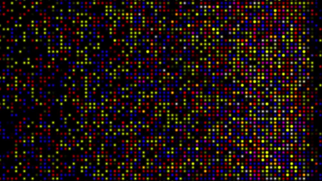 dots light led motion abstract 4k