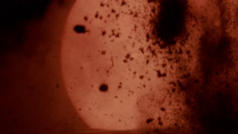 Giant fireball and the earth&#039;s debris falling from the sky