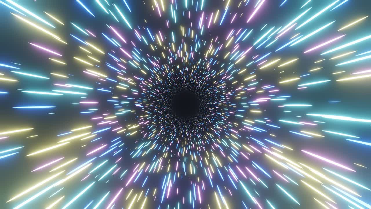 viajes espaciales en bucle con hipervelocidad.