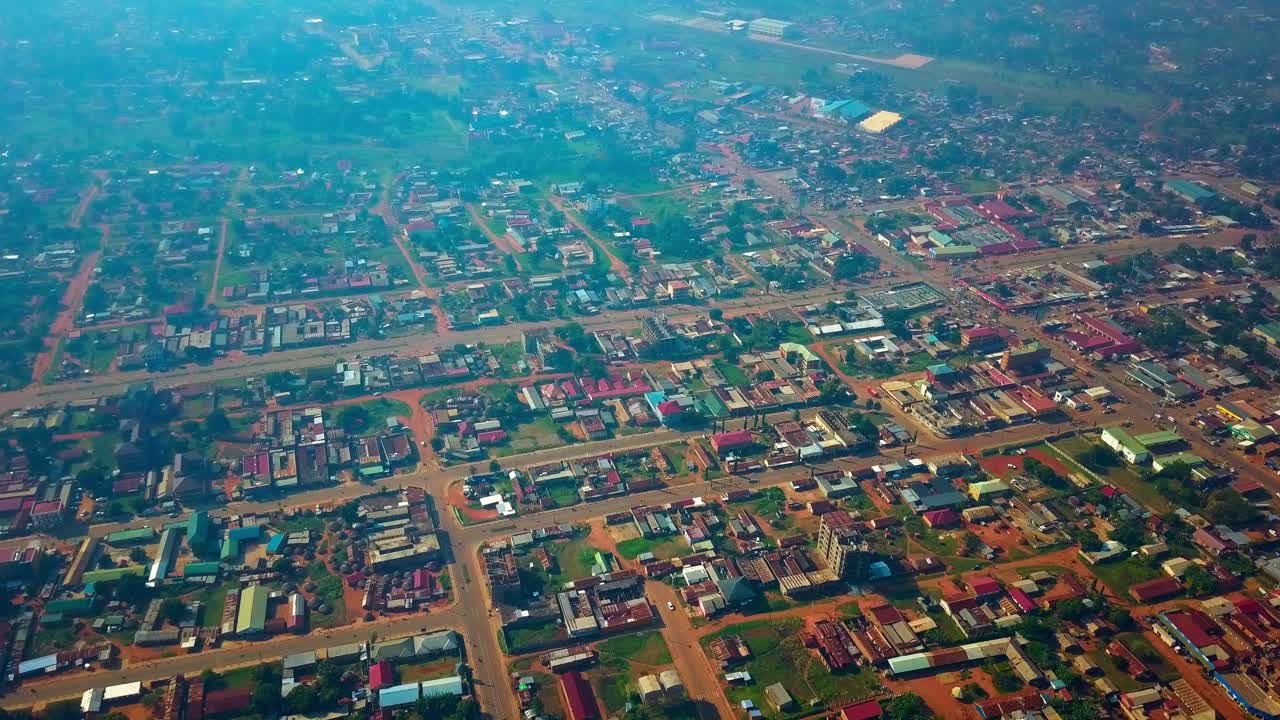 Aerial Shot Of Gulu In Uganda, East Africa