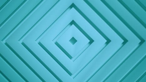 4k licht hemelblauwe naadloze lus geanimeerde achtergrond. delicate textuur, 3d vierkante ringen met minimale animatie voor de tekst achtergrond van een presentatie, evenement, bedrijf. langzame snelheid.