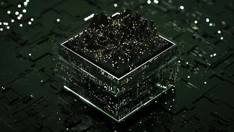analisi dei dati spettrali ciclo senza cuciture animazione di rendering 3d