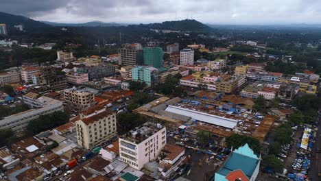 aerial view of the arusha city