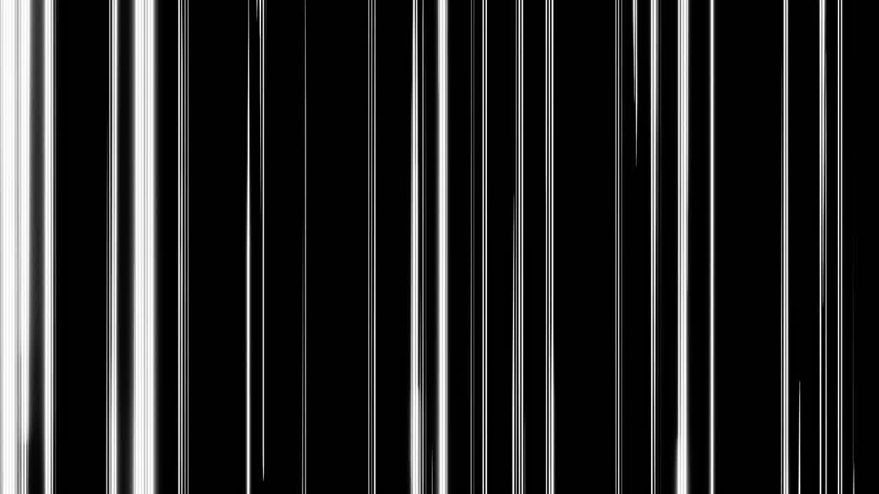 Abstract Black and White Vertical Lines Glitch Pattern