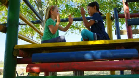 kids playing in the playground 4k