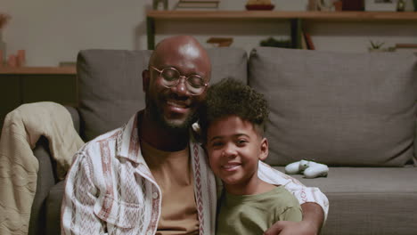 Black-man-and-boy-in-the-living-room