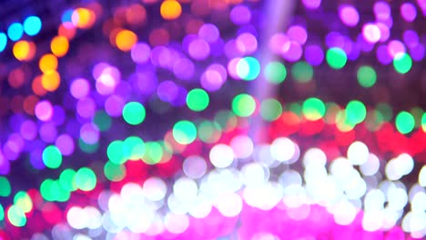 abstract bokeh of colorful lights background at night festival. 4k resolution