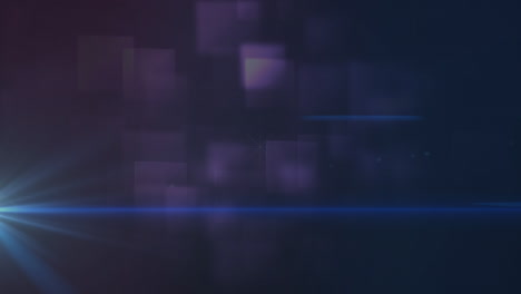 animación de puntos de luz sobre formas
