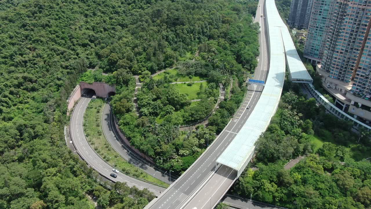 hong kong ma on shan bypass redirigir el tráfico entre sha tin y sai kung al norte lejos del centro de la ciudad
