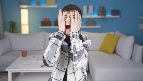 지루하고 우울한 젊은이가 반란을 일으키고 소리친다.