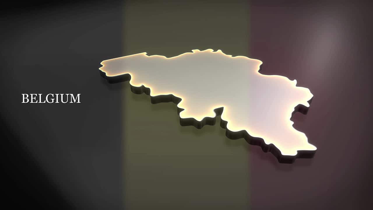 3d-анимационная карта бельгии